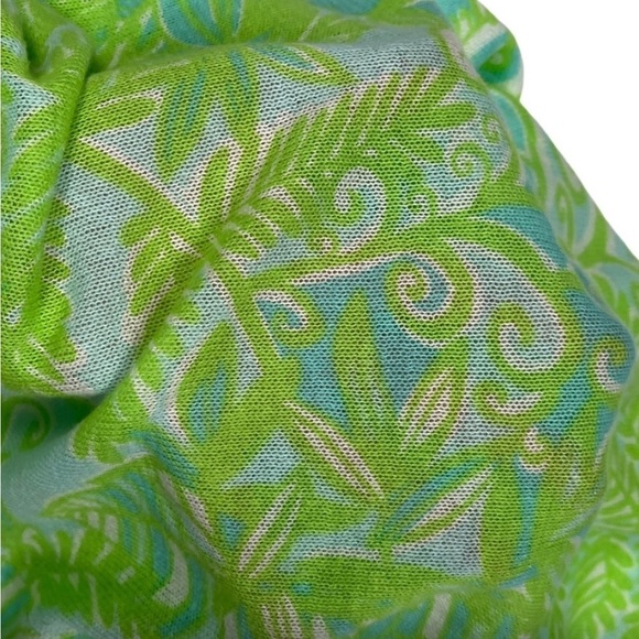 LILLY PULITZER Women’s LUNDEN LEAF LIGHTWEIGHT COTTON SEMI-SHEER SWEATER Medium - Picture 3 of 16